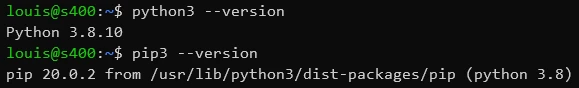 Ubuntu 安装 Python3 和 Pip3 之后查看版本