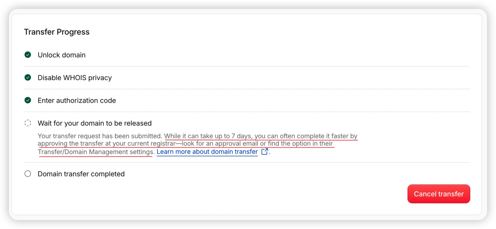 Cloudflare 查看域名转移进度